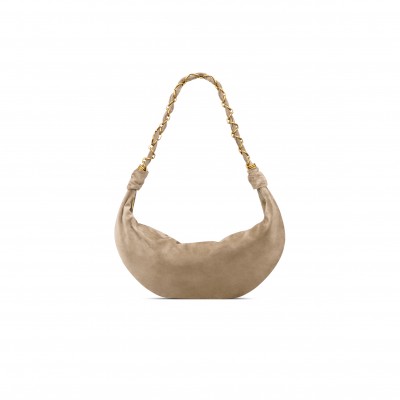 YSL AMALIA HOBO IN SUEDE 8622101U80W1632 (28*23*4cm)